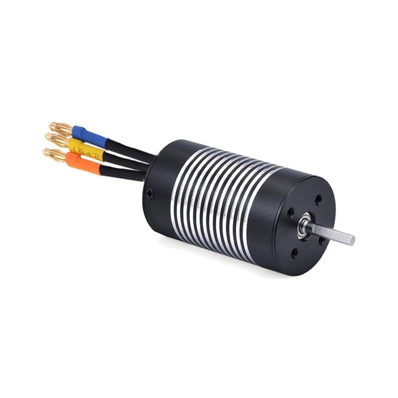 Yominerr 3650 Interne 4-Pol-Motor Wasserdichter Bürstenloser Motor Achsdurchmesser 3,175mm 1/14 1/12 RC Auto 3650 5200KV von Yominerr