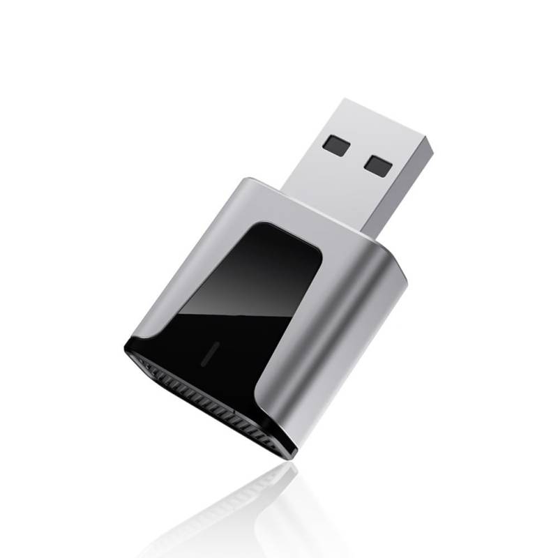 Yominerr Mini-Drahtlos-CarPlay-Adapter, 2-in-1-Drahtlos-CarPlay- und Android Auto-Adapter Wandelt Werkseitig Verkabeltes CarPlay in EIN Kabelloses Um von Yominerr
