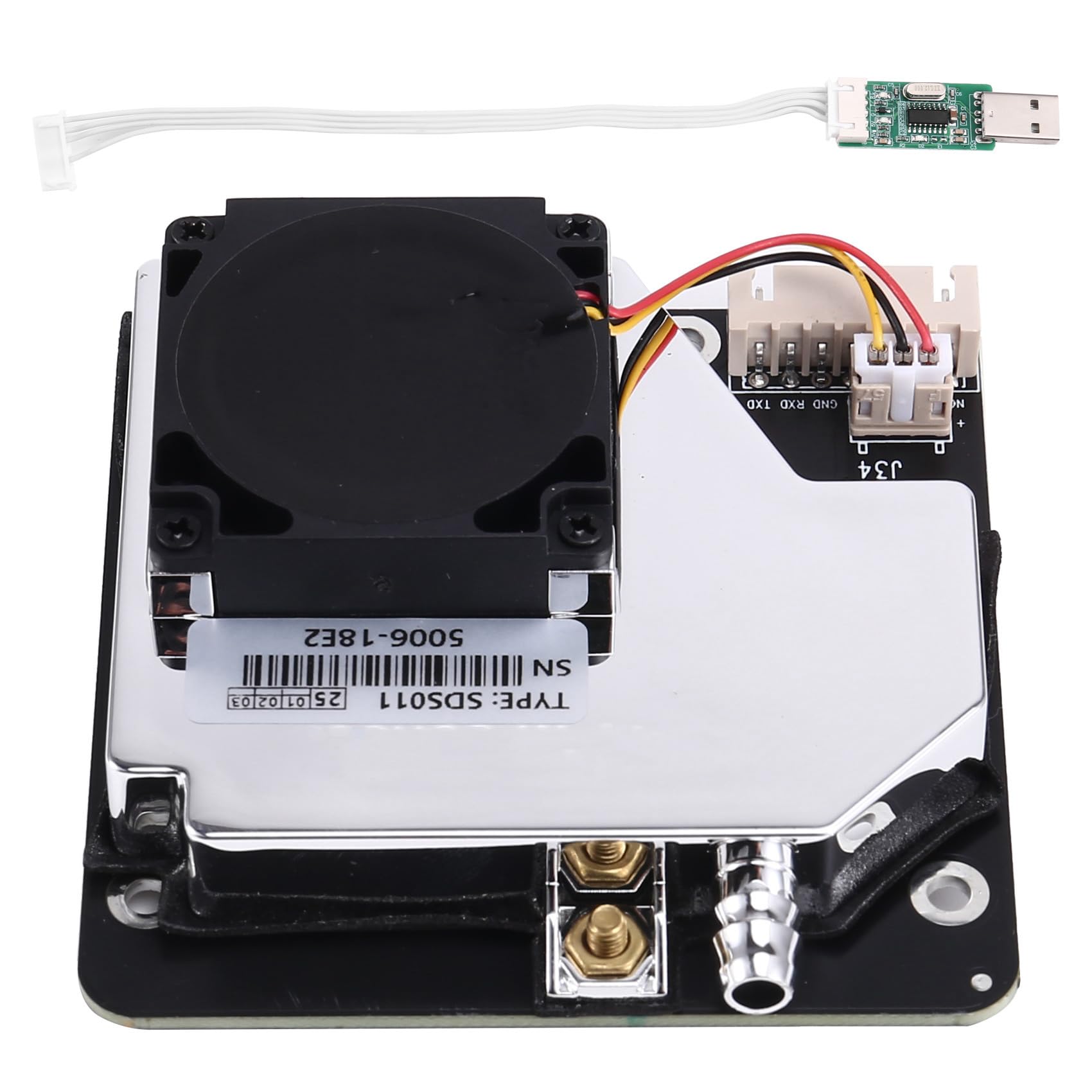 Yominerr PM2.5 Partikelsensor SDS011 Erfassungsbereich 0,3-10 Μm Lasersensor Staubsensor Digitalausgang Yominerr PM2.5 Partikelsensor SDS011 Erfassungsbereich 0,3-10 Μm Lasersensor Staubsensor Digitalausgang von Yominerr