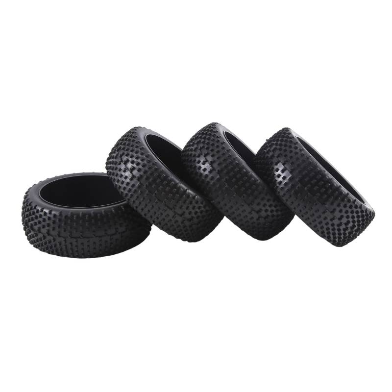 Yopeissn RC 1:8 Off Road Car Gummireifen und Kunststofffelgen HUB HEX 17 mm 81-801 Ersatzteile Zubehör,C von Yopeissn