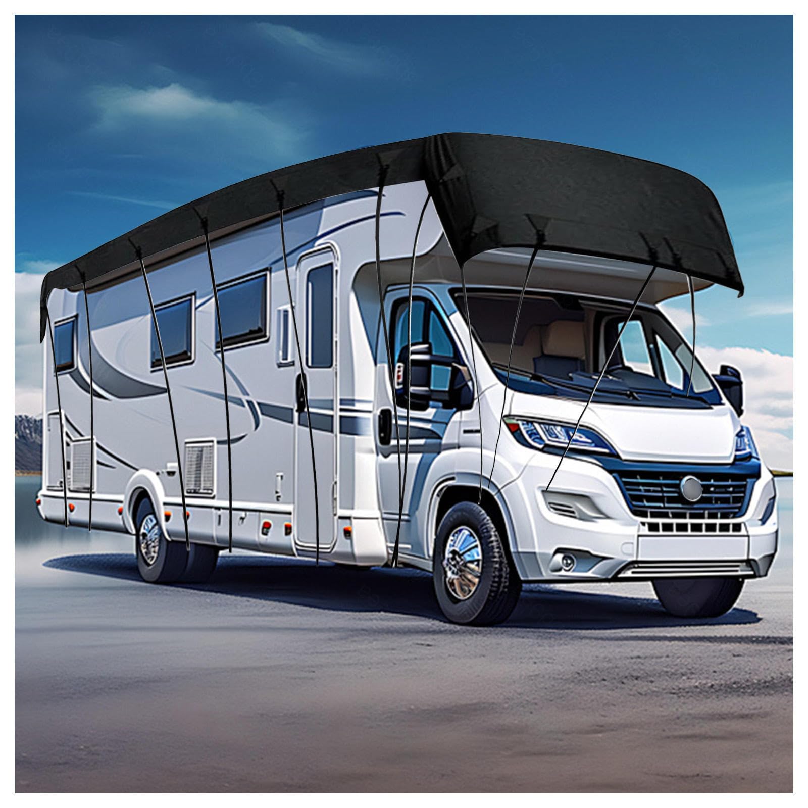 YoruiDeedse Abdeckplane Wohnwagen 210D Oxford-Gewebe Wohnwagen Abdeckung Zusammenklappbar, Leicht Zu Reinigen Abdeckplane Wohnwagen Geeignet Für Wohnwagen, Wohnmobile, Busse,Black-16.4 * 9.8ft YoruiDeedse Abdeckplane Wohnwagen 210D Oxford-Gewebe Wohnwagen Abdeckung Zusammenklappbar, Leicht Zu Reinigen Abdeckplane Wohnwagen Geeignet Für Wohnwagen, Wohnmobile, Busse,Black-16.4 * 9.8ft von YoruiDeedse