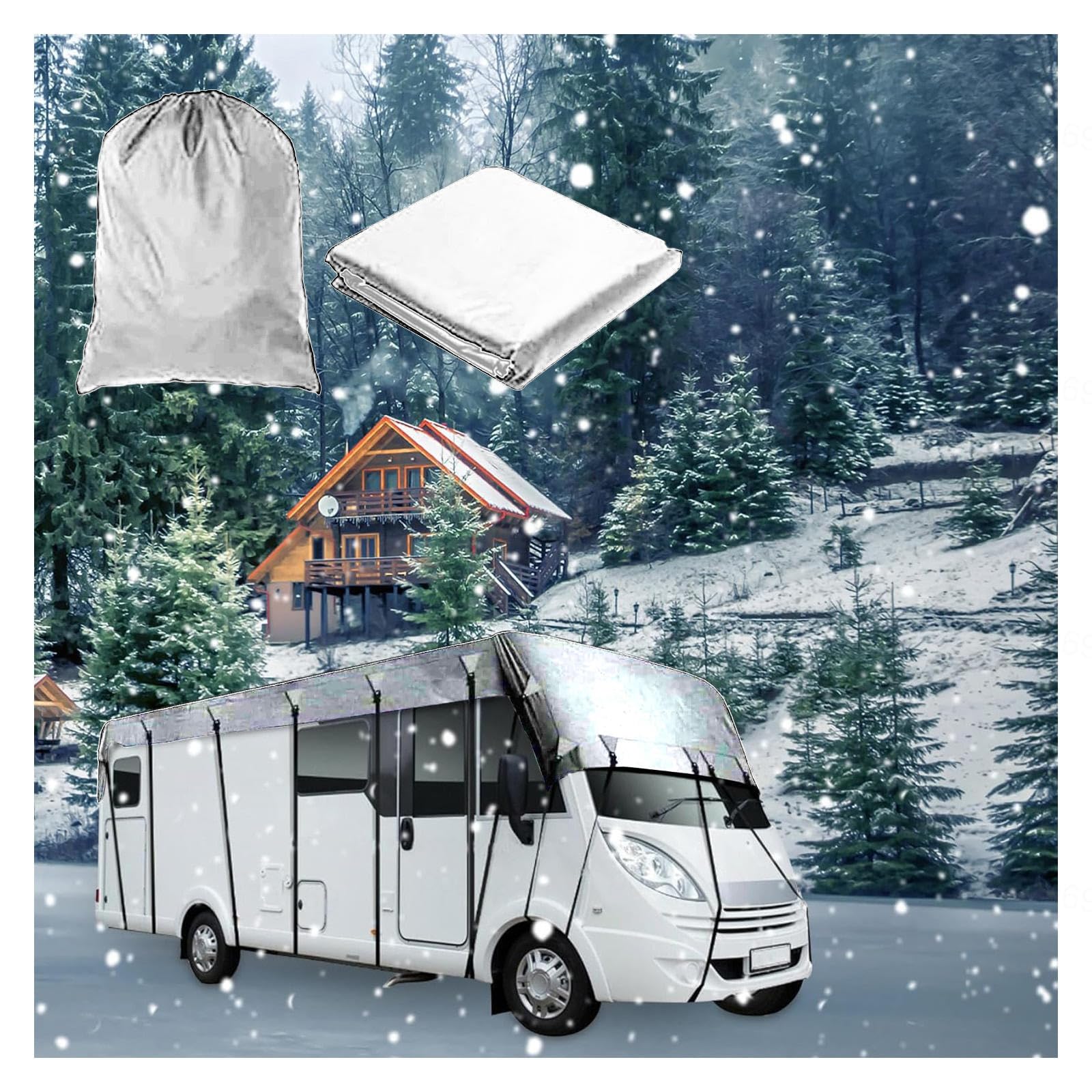 YoruiDeedse Wohnmobilabdeckungen 210D Oxford-Gewebe Abdeckplane Wohnwagen Zusammenklappbar, Leicht Zu Reinigen Radabdeckung Wohnwagen Geeignet Für Jede Jahreszeit Und Jedes Klima,Silver-24.6 * 9.8ft YoruiDeedse Wohnmobilabdeckungen 210D Oxford-Gewebe Abdeckplane Wohnwagen Zusammenklappbar, Leicht Zu Reinigen Radabdeckung Wohnwagen Geeignet Für Jede Jahreszeit Und Jedes Klima,Silver-24.6 * 9.8ft von YoruiDeedse