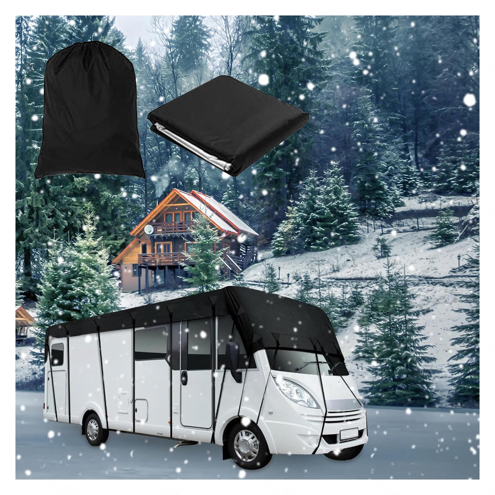 YoruiDeedse Wohnwagen Abdeckplane 210D Oxford-Gewebe Wohnwagen Abdeckplane Wind-, Regen- Und Schneefest Sonnensegel Auto Camping Geeignet Für Wohnwagen, Wohnmobile, Busse,Black-49.2 * 9.8ft YoruiDeedse Wohnwagen Abdeckplane 210D Oxford-Gewebe Wohnwagen Abdeckplane Wind-, Regen- Und Schneefest Sonnensegel Auto Camping Geeignet Für Wohnwagen, Wohnmobile, Busse,Black-49.2 * 9.8ft von YoruiDeedse