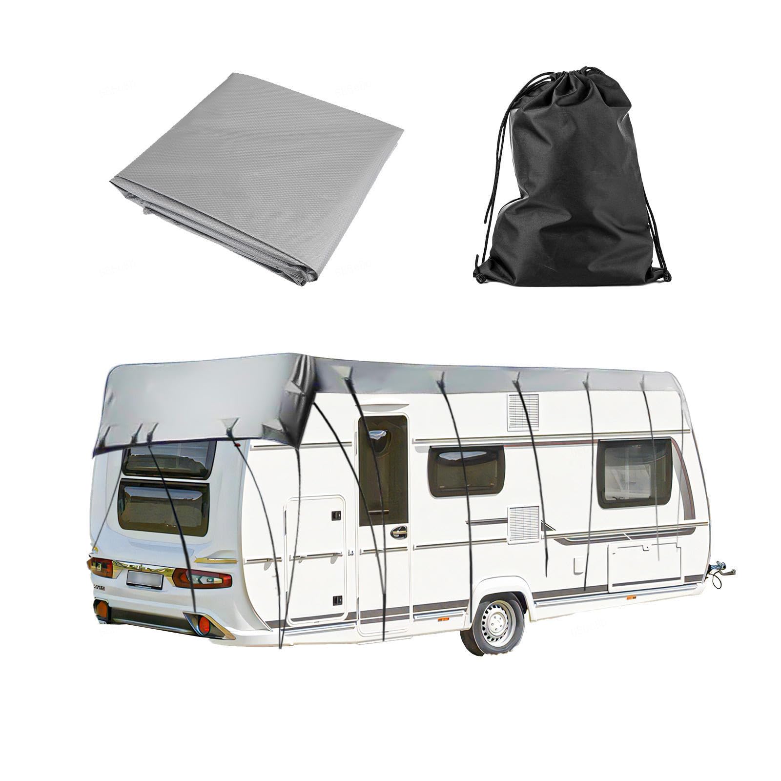 YoruiDeedse Wohnwagen Abdeckplane 210D Oxford-Gewebe Wohnwagen Abdeckplane Zusammenklappbar, Leicht Zu Reinigen Wohnmobilabdeckungen Geeignet Für Jede Jahreszeit Und Jedes Klima,Silver-42.6 * 9.8ft YoruiDeedse Wohnwagen Abdeckplane 210D Oxford-Gewebe Wohnwagen Abdeckplane Zusammenklappbar, Leicht Zu Reinigen Wohnmobilabdeckungen Geeignet Für Jede Jahreszeit Und Jedes Klima,Silver-42.6 * 9.8ft von YoruiDeedse