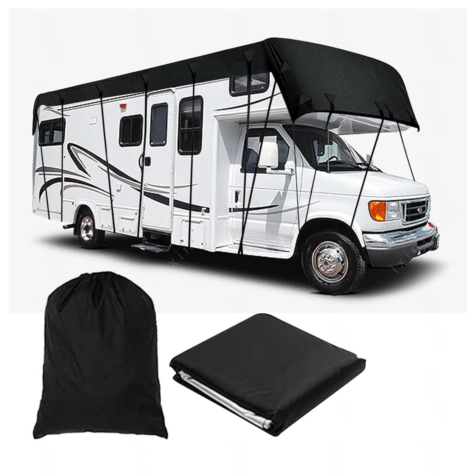 YoruiDeedse Wohnwagen Schutzhülle 210D Oxford-Gewebe Wohnmobilabdeckungen Wind-, Regen- Und Schneefest Wohnwagen Abdeckung Geeignet Für Jede Jahreszeit Und Jedes Klima,Black-27.8 * 9.8ft YoruiDeedse Wohnwagen Schutzhülle 210D Oxford-Gewebe Wohnmobilabdeckungen Wind-, Regen- Und Schneefest Wohnwagen Abdeckung Geeignet Für Jede Jahreszeit Und Jedes Klima,Black-27.8 * 9.8ft von YoruiDeedse