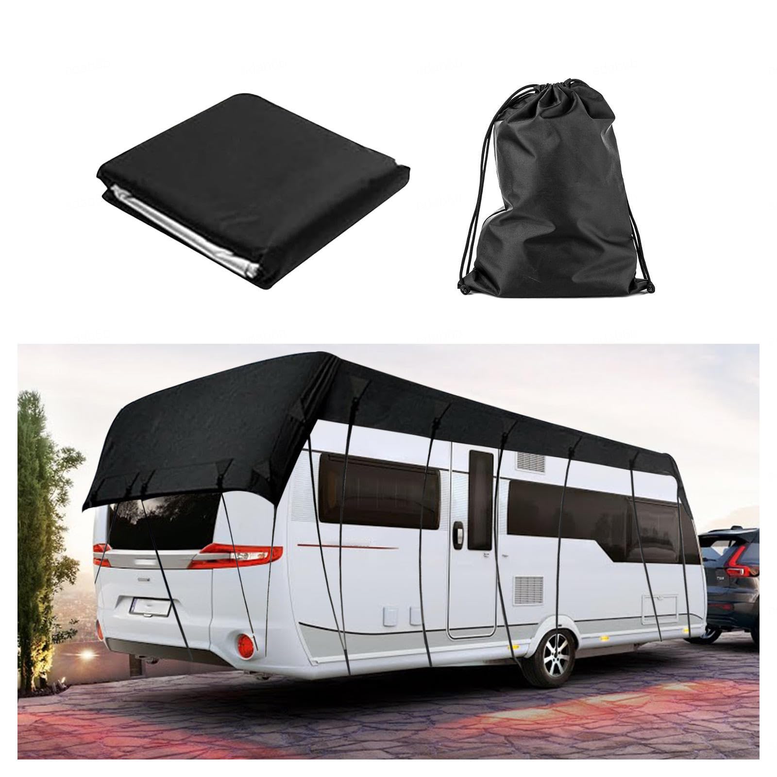 YoruiDeedse Wohnwagen Schutzhülle 210D Oxford-Gewebe Wohnwagen Abdeckplane Wind-, Regen- Und Schneefest Wohnmobilabdeckungen Geeignet Für Jede Jahreszeit Und Jedes Klima,Black-31.1 * 9.8ft YoruiDeedse Wohnwagen Schutzhülle 210D Oxford-Gewebe Wohnwagen Abdeckplane Wind-, Regen- Und Schneefest Wohnmobilabdeckungen Geeignet Für Jede Jahreszeit Und Jedes Klima,Black-31.1 * 9.8ft von YoruiDeedse