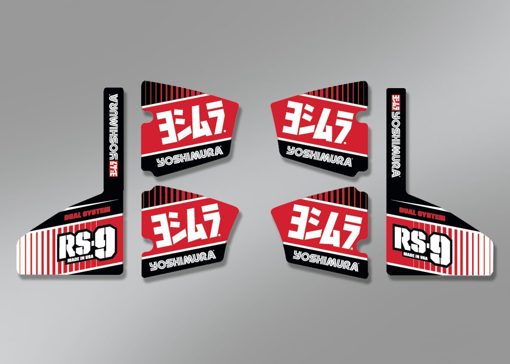 Aufkleber Set Yoshimura RS-9 RS9-NB004 6-Teilig Aufkleber Set Yoshimura RS-9 RS9-NB004 6-Teilig von Yoshimura