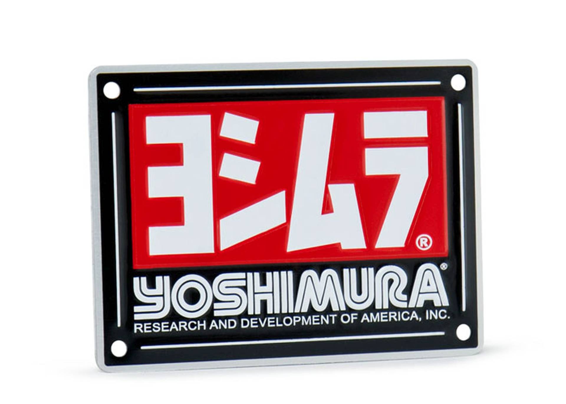 Nietschild Yoshimura Badge RS-4 RS-4D Endkappe 1 Stück RS4-NB001 von Yoshimura