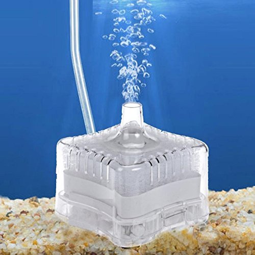 Yosoo Mini Fisch Behälter Aquarium Super Pneumatische Biochemical Aktivkohlefilter (Weiss) von Yosoo