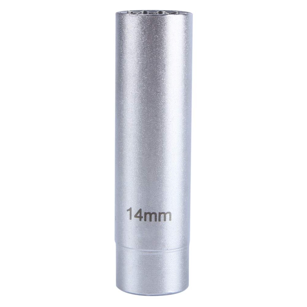 12-Punkt-Steckdose 14-mm-Zündkerzenstecker Universal Hochsichtbare 3/8 "Zündkerzenpolierdose Magnetisches Ausbauwerkzeug Antrieb 12-Punkt 12-Punkt-Steckdose 14-mm-Zündkerzenstecker Universal Hochsichtbare 3/8 "Zündkerzenpolierdose Magnetisches Ausbauwerkzeug Antrieb 12-Punkt von Yosoo Health Gear