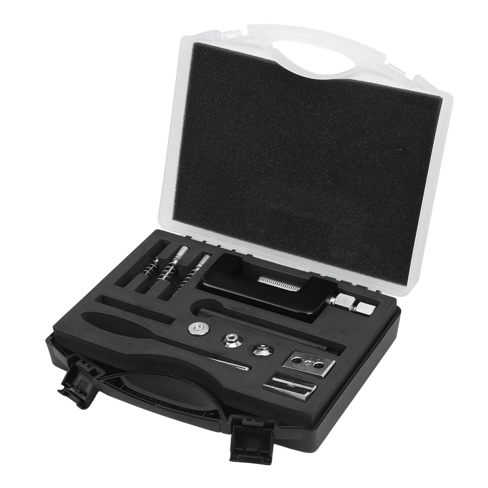 12-teiliges Motorrad-Fahrrad-Nockenantrieb-Kettenbrecher-Nietgerät, Nietnietschneider, Reparaturwerkzeug-Set, Universal-Set mit Aufbewahrungsbox für ATV-Schmutz 12-teiliges Motorrad-Fahrrad-Nockenantrieb-Kettenbrecher-Nietgerät, Nietnietschneider, Reparaturwerkzeug-Set, Universal-Set mit Aufbewahrungsbox für ATV-Schmutz von Yosoo Health Gear