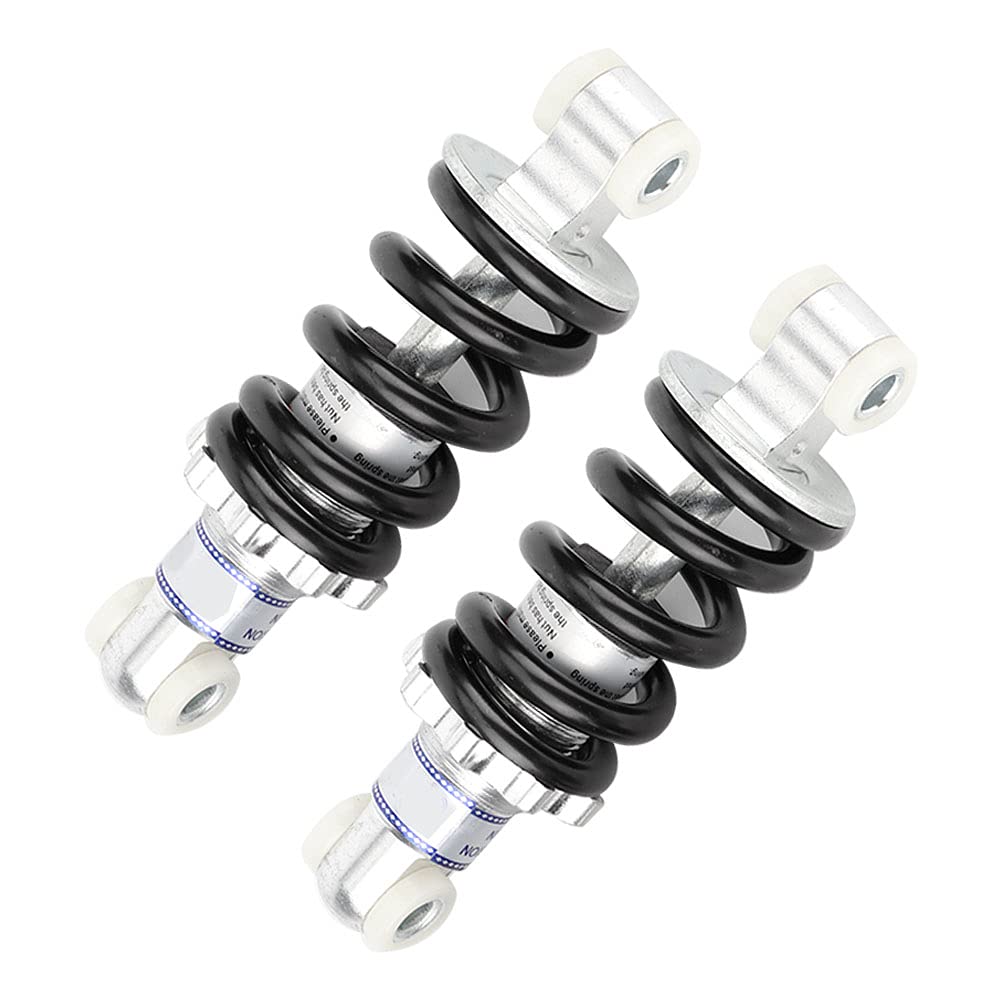 2 Stück Hinterrad-Stoßdämpfer, Stoßdämpfer, Hinterradaufhängungsdämpfer, 125 Mm 750 LBS Metall-Hinterrad-Stoßdämpfer, Passend für ATV Go-Kart Scooter 49 Cc 2 Stück Hinterrad-Stoßdämpfer, Stoßdämpfer, Hinterradaufhängungsdämpfer, 125 Mm 750 LBS Metall-Hinterrad-Stoßdämpfer, Passend für ATV Go-Kart Scooter 49 Cc von Yosoo Health Gear