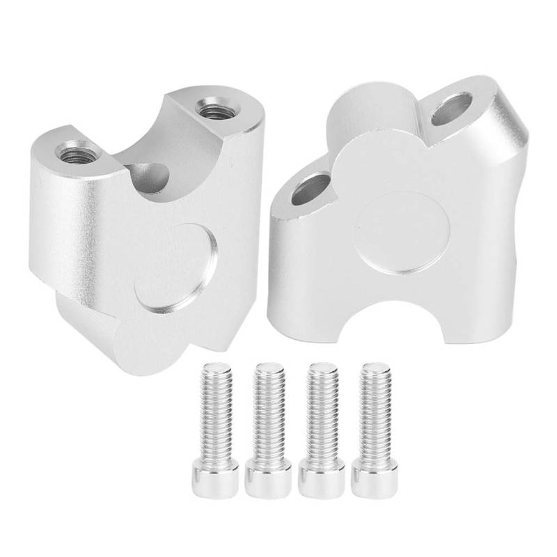 22-mm-Lenker-Riser Motorrad Lenker Risers Mount Clamp Set Lenker Riser Klemmen 30 mm erhöhen und um 20 mm nach hinten bewegen, um dem Fahrer eine bequemere Fahrhaltung zu ermöglichen(Überzug) von Yosoo Health Gear