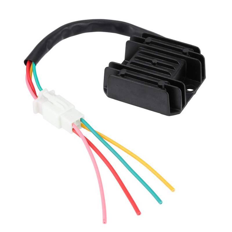 4 Kabel Gleichrichter 4-polig Motorrad Spannungsregler für GY6 50cc 150cc Scooter Moped ATV Dirt Bike Go Kart Boote Motoren von Yosoo Health Gear