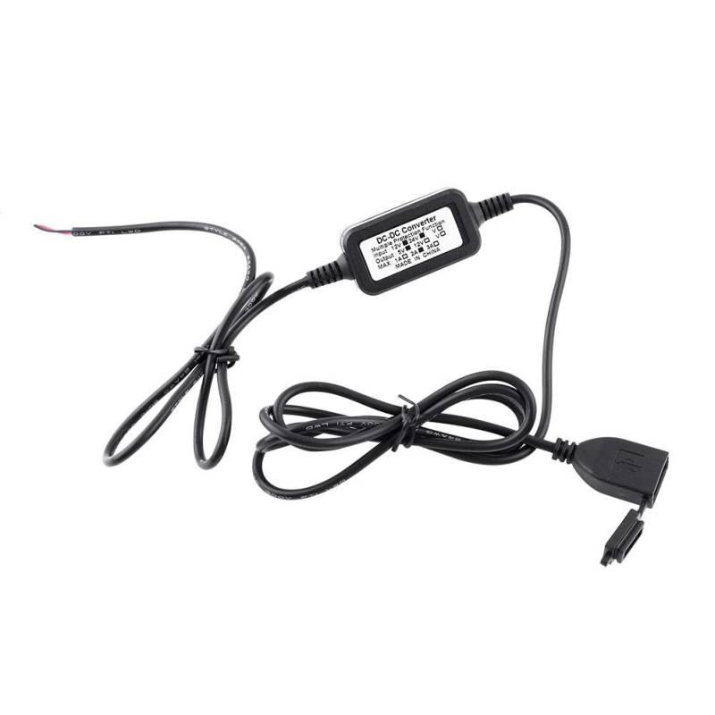 Motorrad-Ladegerät 5V 2A Wasserdichtes USB-Netzteil Anschlussbuchse für Smartphone-Tablet-GPS von Yosoo Health Gear