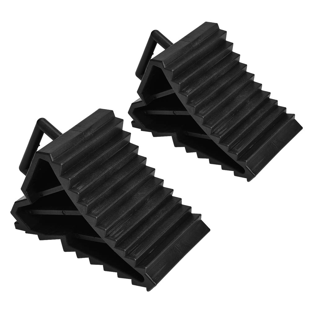 Reifenstopper, Anti Rutsch Blöcke Radstopper für Auto 1 Paar Auto Anti Rutsch Reifenblock Reifenrutsch Stopper Radkeile Ausrichtungsblock Reifenhalterung 15,5 x 9 x 9,8 cm von Yosoo Health Gear