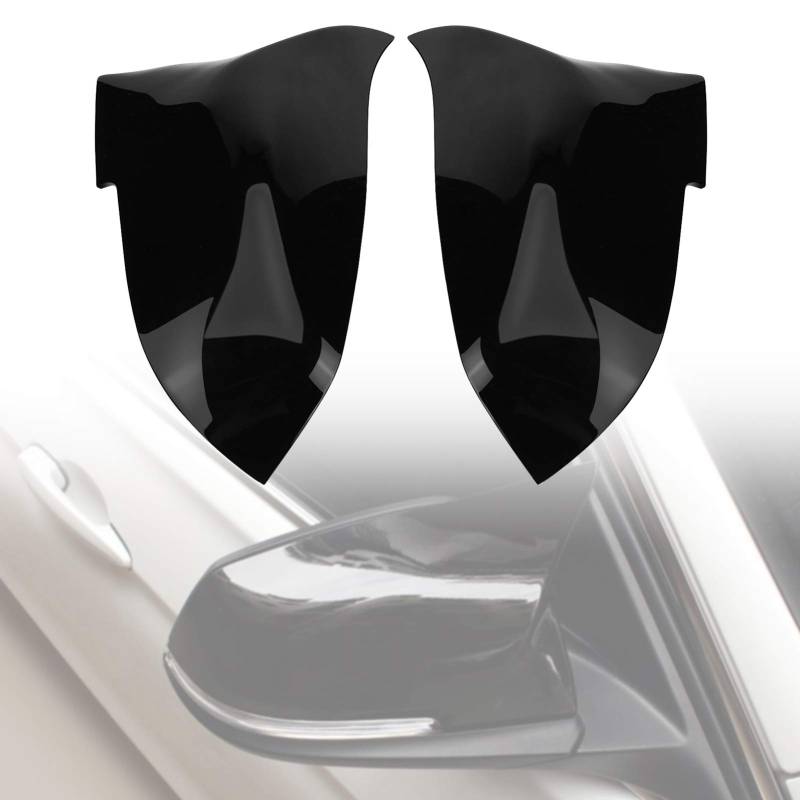 Auto Rückspiegel Kappe, Rückspiegel Abdeckung, Auto Spiegelkappen Auto Rückspiegel Rückspiegelkappe passend für Wagen 220i 328i 420i F20 F21 F22 F30 F32 F33 F36 X1 E84 (1 Paar)(Farbe) von Yosoo Health Gear