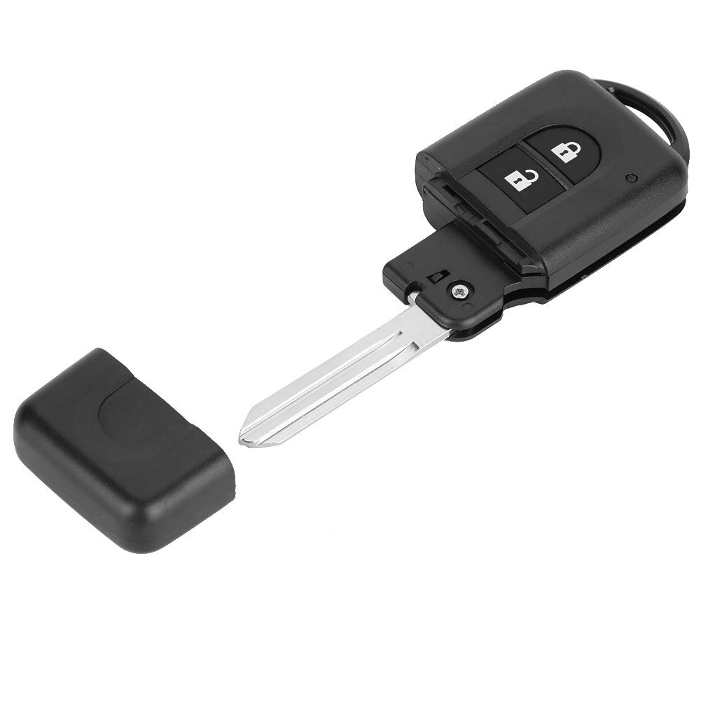 Schlüsselanhänger-Hülle, 2-Tasten-ABS-Auto-Fernbedienung, Klapp-Schlüsselanhänger-Hülle, Smart Cover Shell, Passend für Nissan, Leichte Smart Cover Shell von Yosoo Health Gear