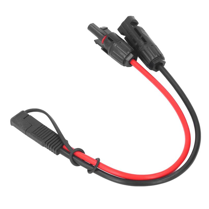 Solarpanel-zu-SAE-Adapterkabel, 10 AWG 0,35 M Solarpanel-Kabelanschlüsse SAE-Adapter Solarstromkabel Kupferdraht für Wohnmobile von Yosoo Health Gear