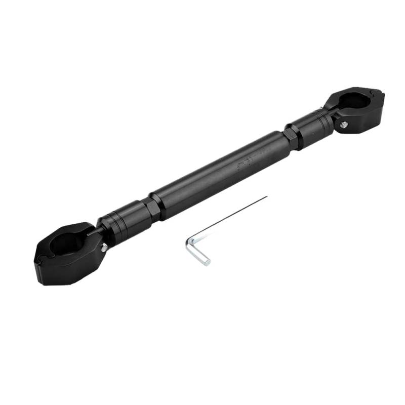 Verstärkungsstange für Motorradlenker, Universal-Lenkerhalterung und Klemmstange, Querstange aus Aluminiumlegierung (schwarz) von Yosoo Health Gear