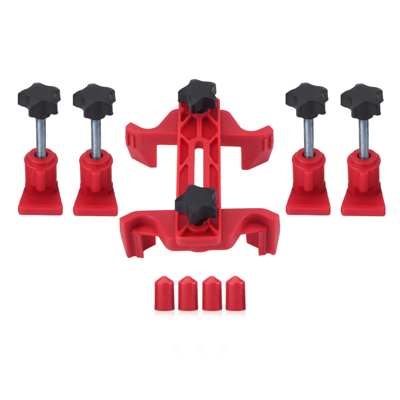 Auto Dual Cam Clamp, 9 Stück Universal Nockenwellenrad Zahnradverriegelung Motor Timing Tool Kit Auto Dual Cam Clamp, 9 Stück Universal Nockenwellenrad Zahnradverriegelung Motor Timing Tool Kit von Yosoo