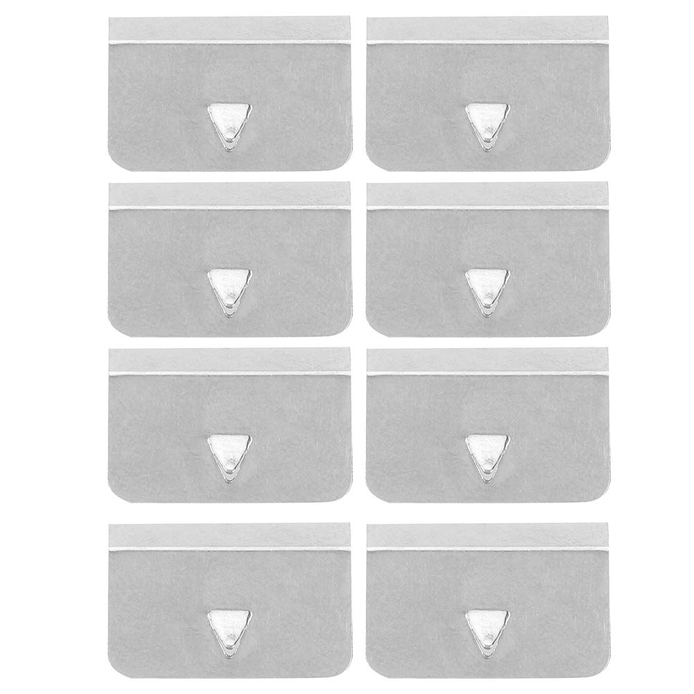 Universal-Auto-Windabweiser-Clips, Abweiser-Halteclips, Regenschutzkanal-Clips, Edelstahl-Regenabweiser-Clips, Wind-Regenabweiser-Clips-Set (12 Stück)(8 Stück) von Yosoo Health Gear