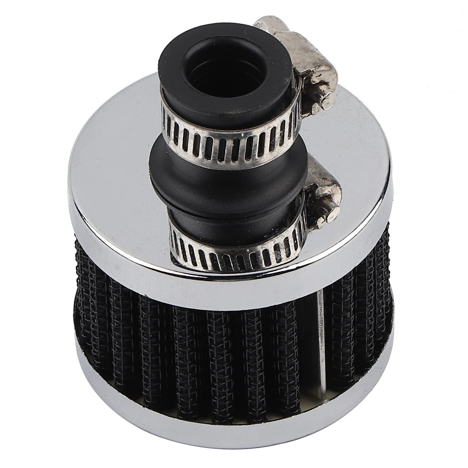 Auto Ansaugluftfilter, Universal Kaltluft Ansaugfilter Kit Kurbelgehäuse Entlüftungsdeckel Entlüftung Für Entlüftungsfilter Filter Kurbelgehäuseentlüftung Luftfilter 13 Mm Silber Auto Ansaugluftfilter, Universal Kaltluft Ansaugfilter Kit Kurbelgehäuse Entlüftungsdeckel Entlüftung Für Entlüftungsfilter Filter Kurbelgehäuseentlüftung Luftfilter 13 Mm Silber von Yosoo