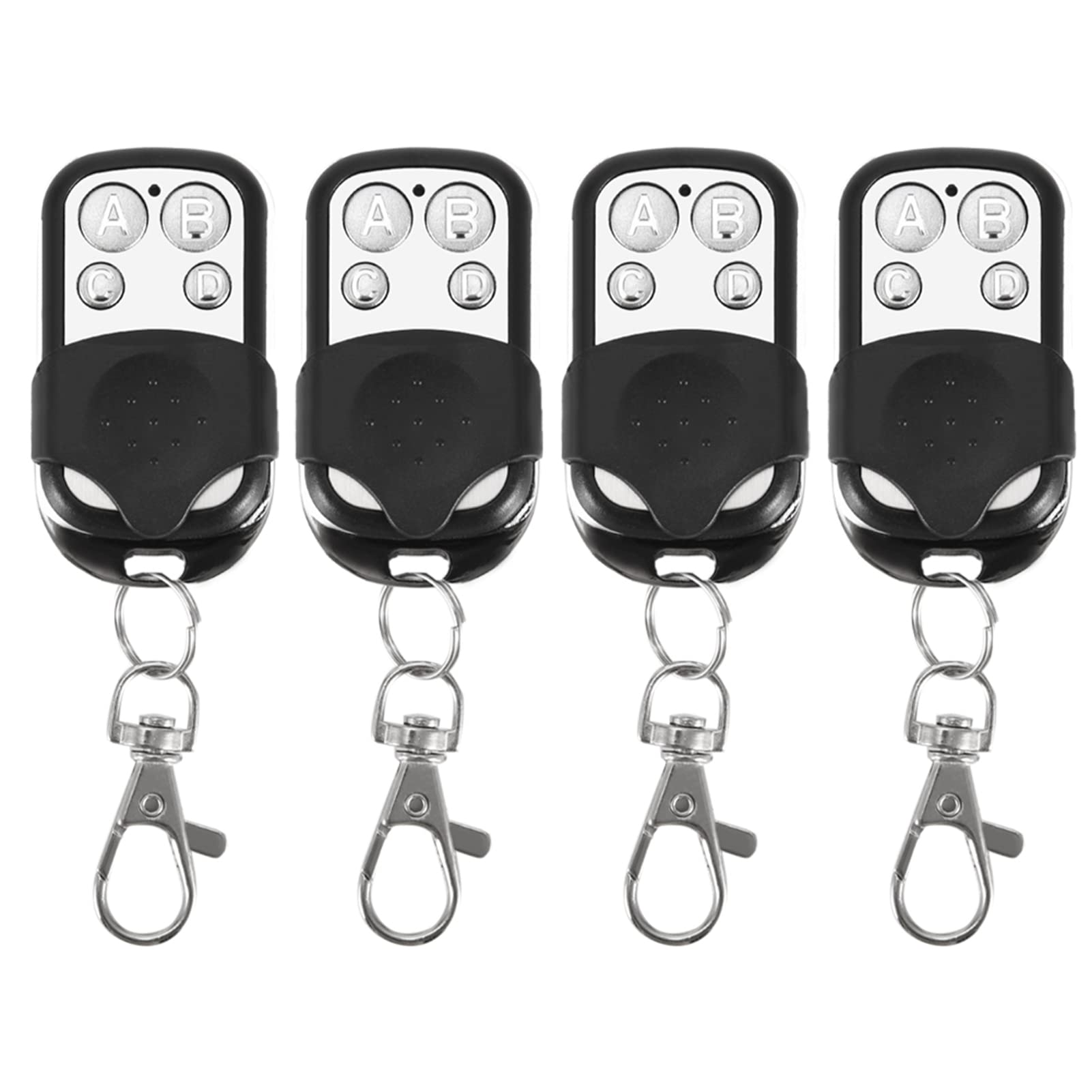 Auto Garagentor Fernbedienung Schlüsselbund, 4 Stück Universal Cloning Wireless Fernbedienung Schlüsselanhänger für Auto Garagentor Gate 433mhz für handsender 433 mhz fernbedienung hörmann tor tor fer Auto Garagentor Fernbedienung Schlüsselbund, 4 Stück Universal Cloning Wireless Fernbedienung Schlüsselanhänger für Auto Garagentor Gate 433mhz für handsender 433 mhz fernbedienung hörmann tor tor fer von Yosoo