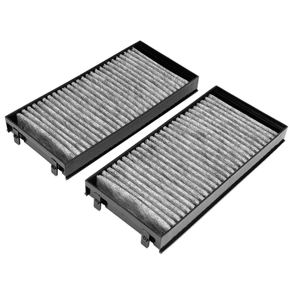 Auto Innenraumluftfilter, 2 Stück Auto Innenraumluftfilter Anti-Pollen Staub 64316945586 Ersatzteil für X5 E70 X6 E71 für X5 Filter X5 E70 64316945586 Luftfilter Innenraumfilter Staubluftfilte von Yosoo