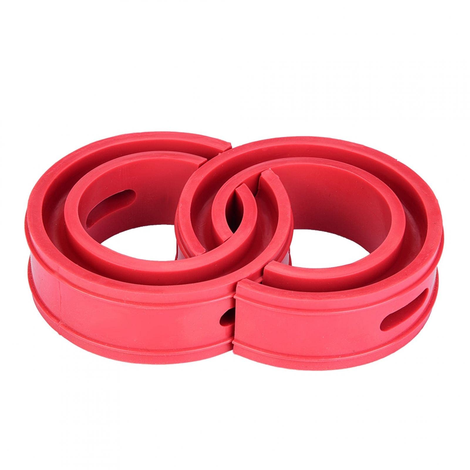Automotive Spring Buffer Kleber, Yosoo 2PCS Red Car Shock Absorber Buffer Spring Bumper Cushion Typ D für Einzelradaufhängung Power Cushion Buffer Shock Federkissen Coil Spacer Absorbieren Stoßfeder(E von Yosoo