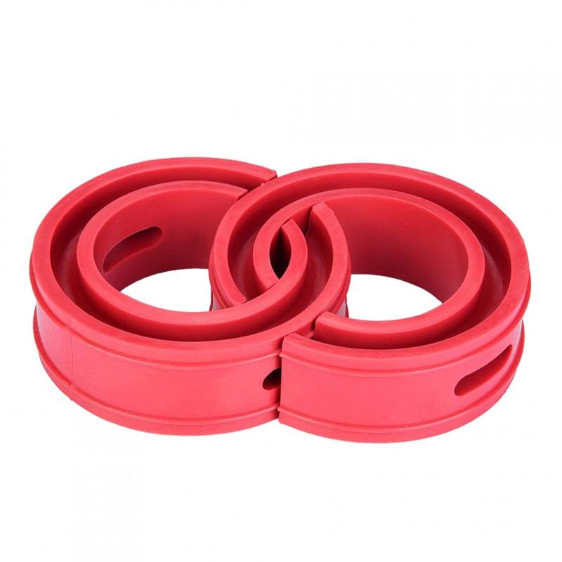 Automotive Spring Buffer Kleber, Yosoo 2PCS Red Car Shock Absorber Buffer Spring Bumper Cushion Typ D für Einzelradaufhängung Power Cushion Buffer Shock Federkissen Coil Spacer Absorbieren Stoßfeder(E von Yosoo