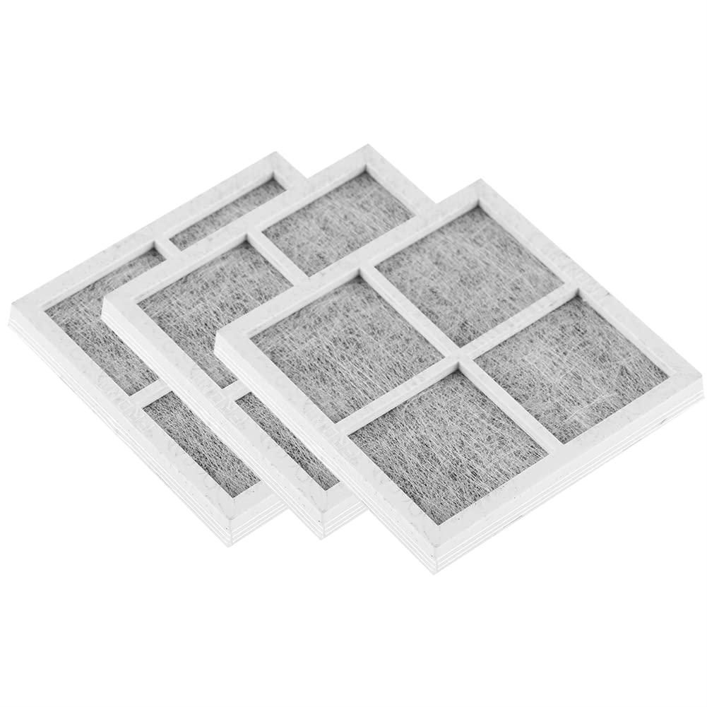 Lg Reiner Frischfilter, 3-teiliger Luftfilterersatz für LG LT120F Kenmore Elite 469918 Kühlschrank mit Gefrierfach von Yosoo