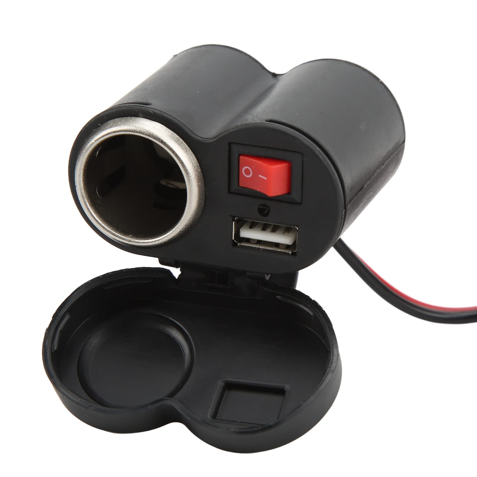 Motorrad-Lenker Handy-Ladegerät Zigarettenanzünder Einzel-USB Blaue LED, Yosoo Wasserdicht für Elektronische Geräte von Yosoo