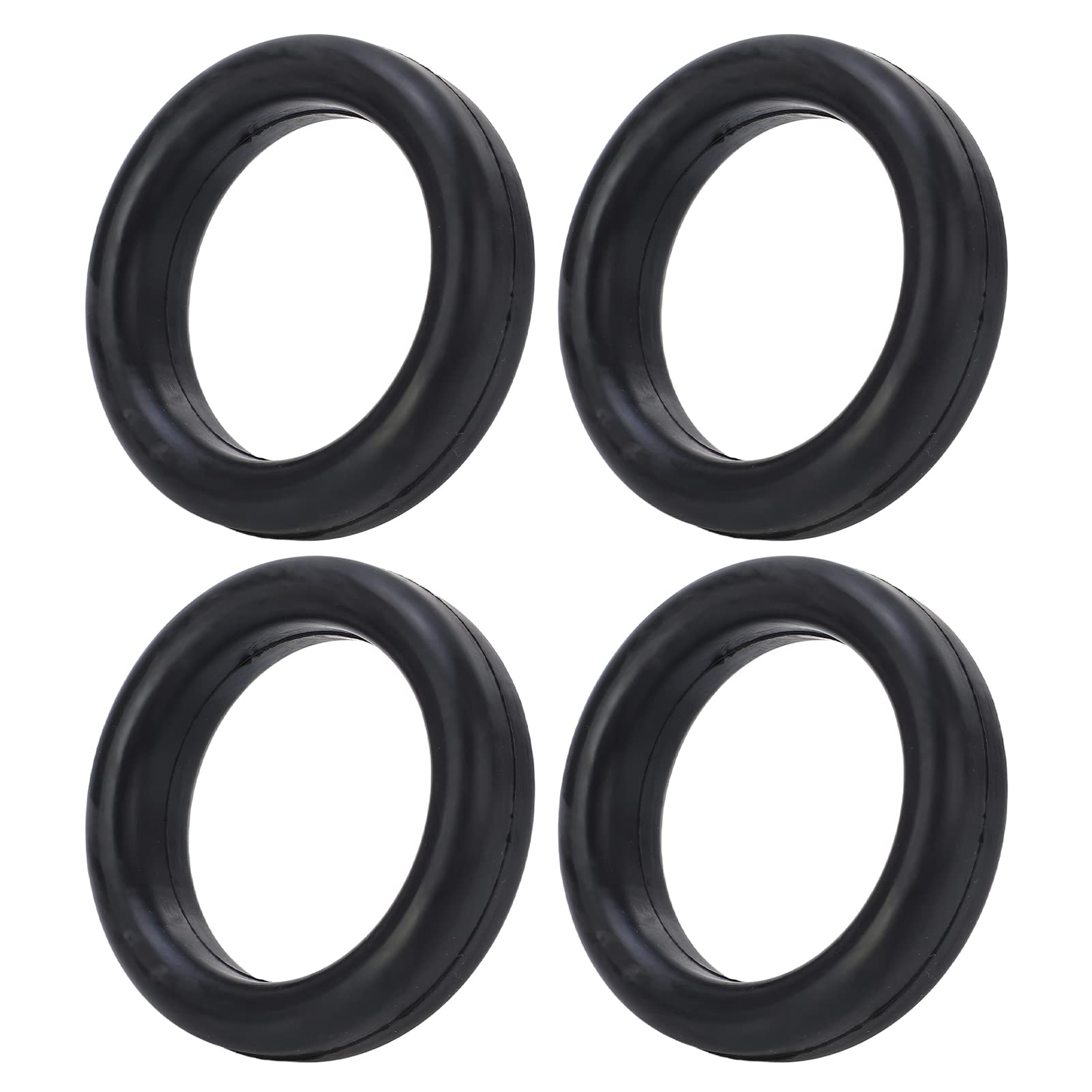 O-Ring-Auto-Auspuff-Aufhänger, 4 Stück 5,1 Cm O-Ring BR554 Auspuff-Aufhänger, Schwarz, Geräuschreduzierung, Langlebiger Auspuff-Aufhänger, O-Ring für Fahrzeuge von Yosoo
