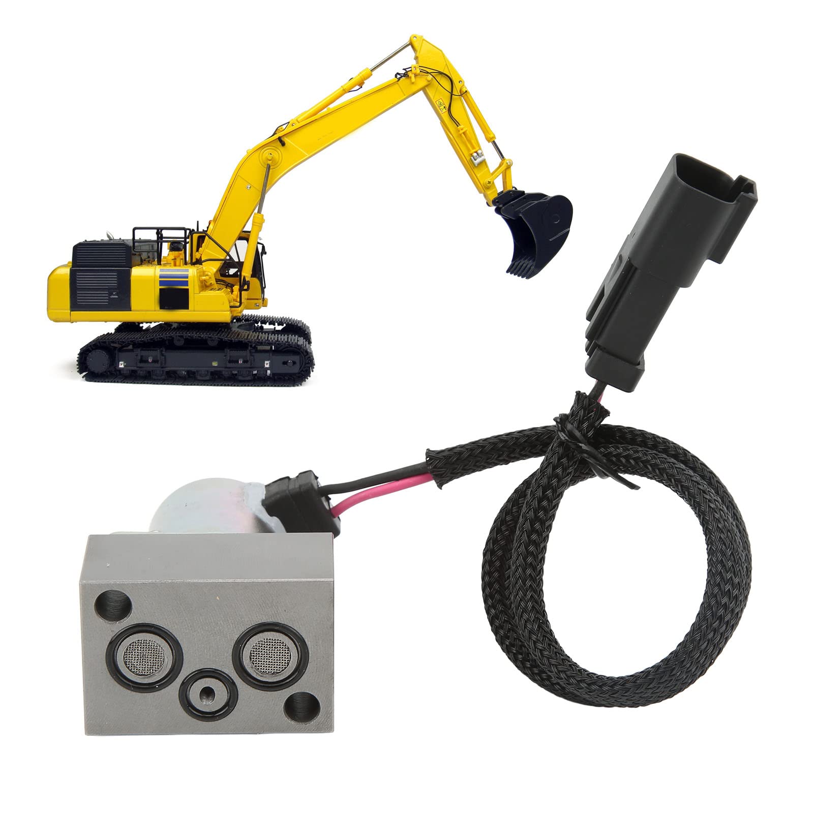 Yosoo Proportional-Magnetventil, Pilot-Magnetventil 702-21-55901 Aluminiumlegierung für Komatsu PC300-7 PC200-7 PC200-8 PC400-7 Yosoo Proportional-Magnetventil, Pilot-Magnetventil 702-21-55901 Aluminiumlegierung für Komatsu PC300-7 PC200-7 PC200-8 PC400-7 von Yosoo