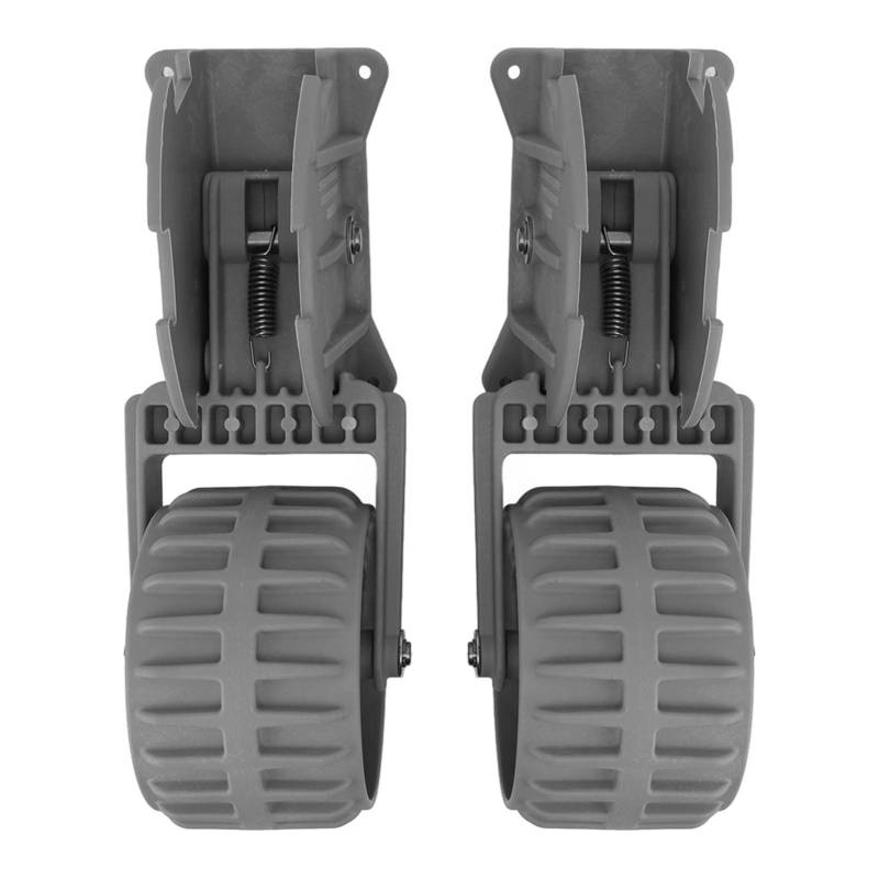 Yosoo Schlauchboot-Räder, 2 Stück Schlauchboot-Startrad Schlauchboot-Räder Nylon-Schlauchboot-Startrad für Kleine Kajaks von Yosoo