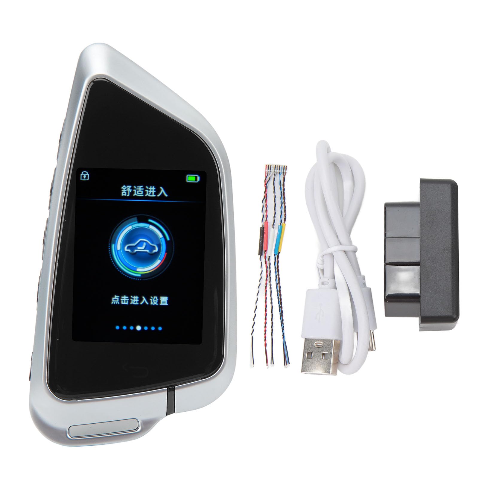 Smart Remote Autoschlüssel, Smart Remote Autoschlüssel LCD-Bildschirm Anti-Verlust Bluetooth 5.0 Keyless Entry Auto Lock Schlüsselanhänger für One Click Start Car Smart Remote Autoschlüssel, Smart Remote Autoschlüssel LCD-Bildschirm Anti-Verlust Bluetooth 5.0 Keyless Entry Auto Lock Schlüsselanhänger für One Click Start Car von Yosoo