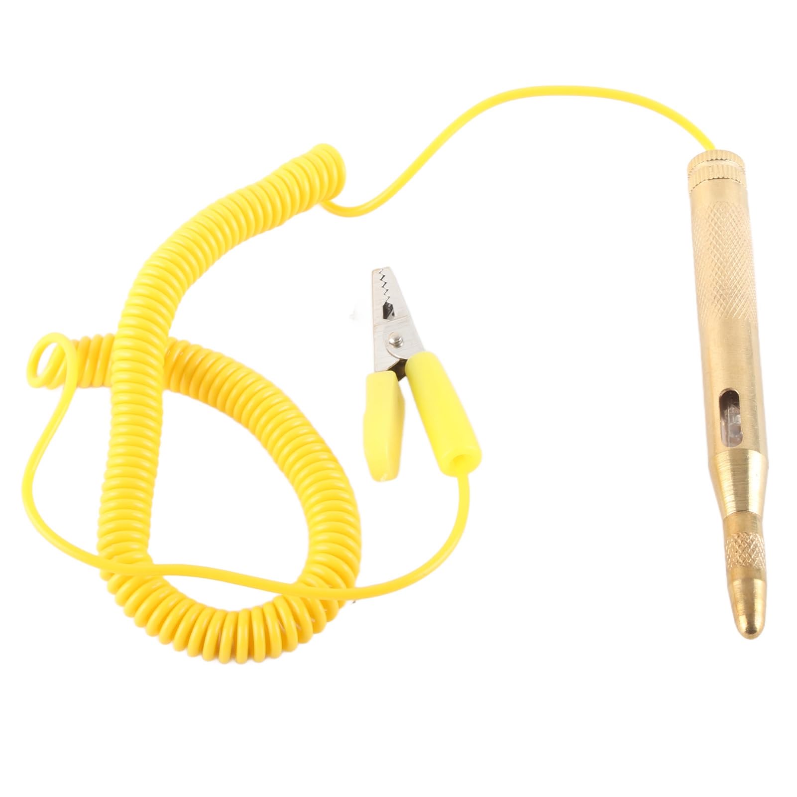 Stromkreistester, DC 6V 12V 24V Lampenspannungsprüfung gelber Bleistiftstift Auto-Auto-Fahrzeug-Stromkreisprüfer Ersatzzubehör Stromkreistester, DC 6V 12V 24V Lampenspannungsprüfung gelber Bleistiftstift Auto-Auto-Fahrzeug-Stromkreisprüfer Ersatzzubehör von Yosoo