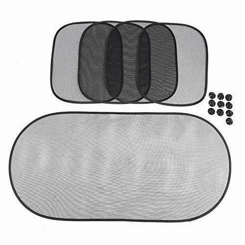 Yosoo 5 x Auto Seite Heckscheibe Sonnenschutz Sonnenschutz Mesh Abdeckung Visier Shield Screen Set von Yosoo