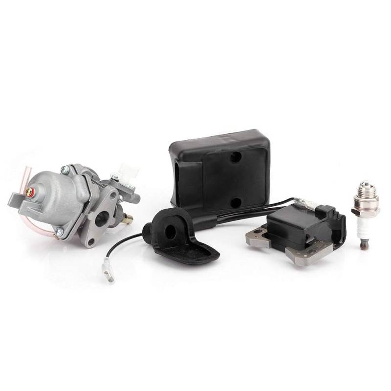 Zündspule, Yosoo Fahrradzubehör Vergaser Zündspule Luftfilter Zündkerze Ersatz für 47CC 49CC Mini Pocket Bike Zum Tuning Vergaser Pocket Bike Pocket Bike Vergaser Spark Coil Zündung von Yosoo