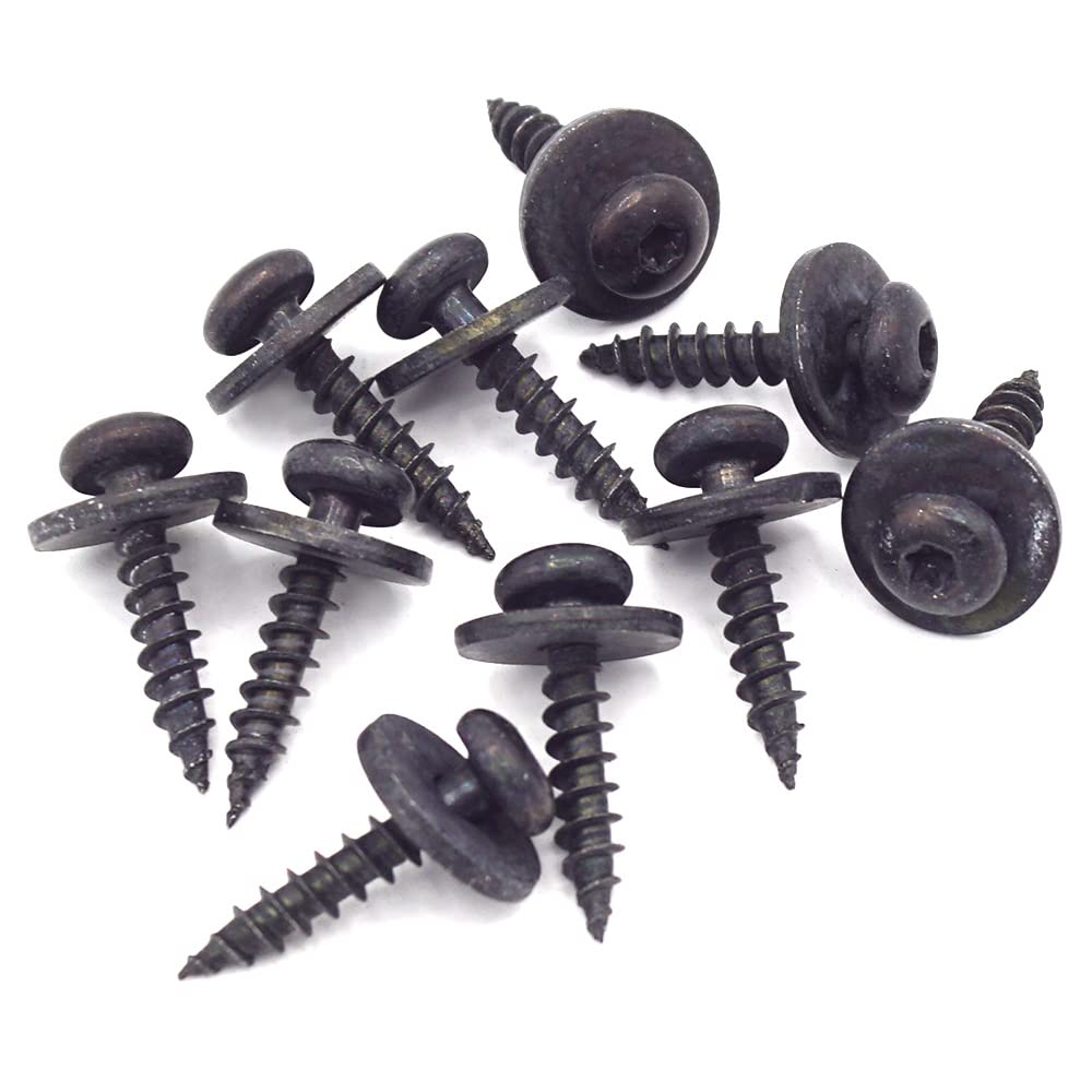 10 x YOU.S Original Torx Schrauben Linsenkopf mit Unterlegscheibe Metall 5 x 22 mm Universal schwarz 10 x YOU.S Original Torx Schrauben Linsenkopf mit Unterlegscheibe Metall 5 x 22 mm Universal schwarz von You.S