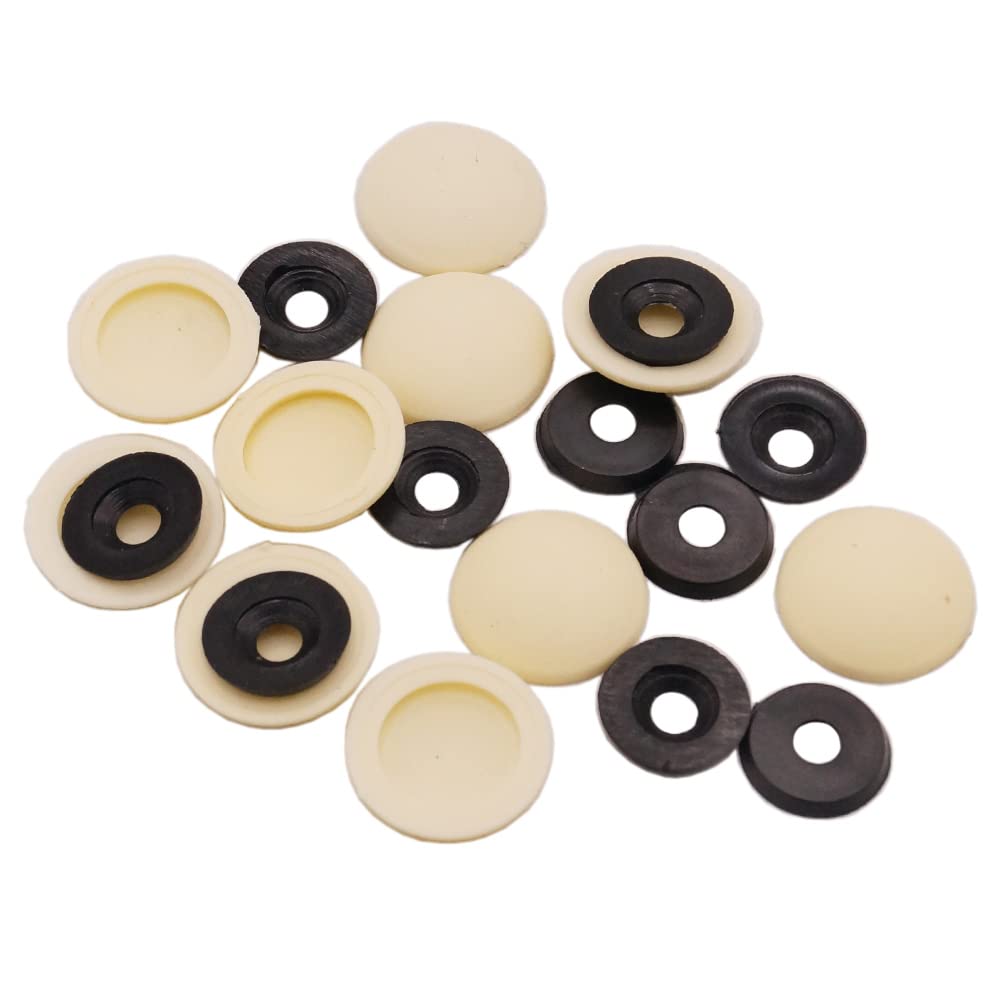 10 x YOU.S Universal Schraubenabdeckung in Hellbeige- Kappe Ø ca. 17,5 mm - Scheibe Loch Ø 4 mm 10 x YOU.S Universal Schraubenabdeckung in Hellbeige- Kappe Ø ca. 17,5 mm - Scheibe Loch Ø 4 mm von You.S