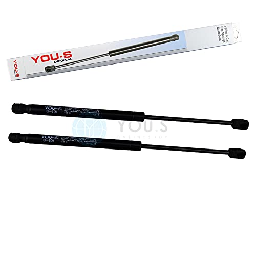 2 x YOU.S Gasfedern für Heckklappe Länge: 411 mm Kraft: 400 N - 51247060622 von You.S