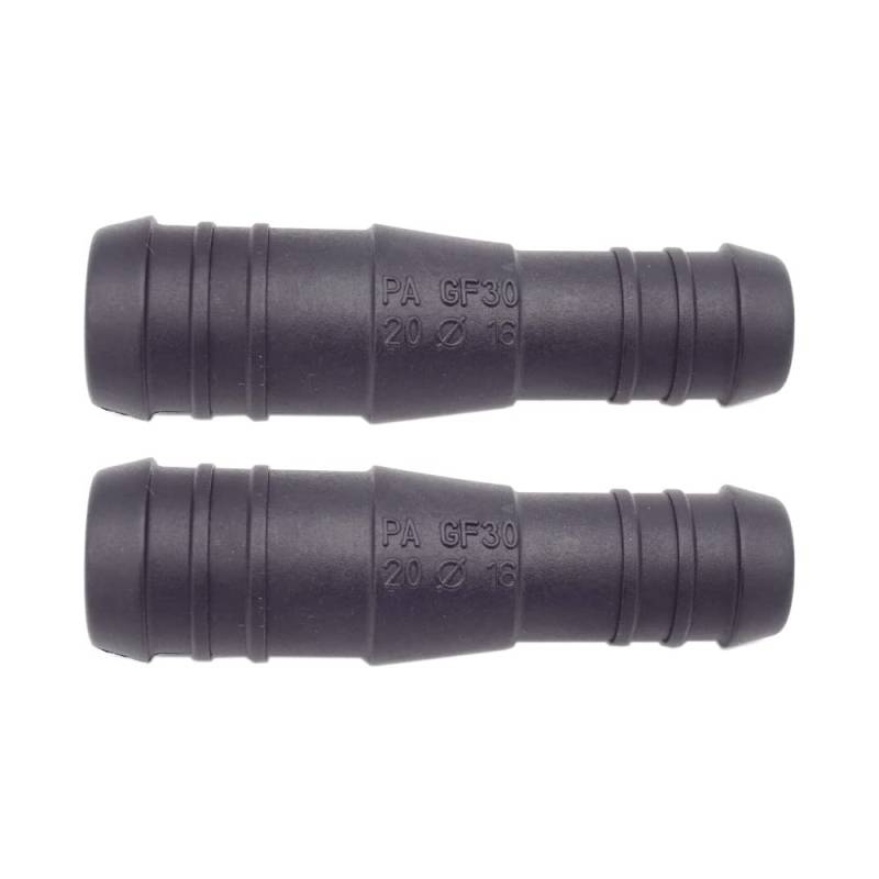 2 x YOU.S Original Schlauchverbinder Zwischenstück RGV Ø 20mm 16mm Gerade Form Reduzierer von You.S