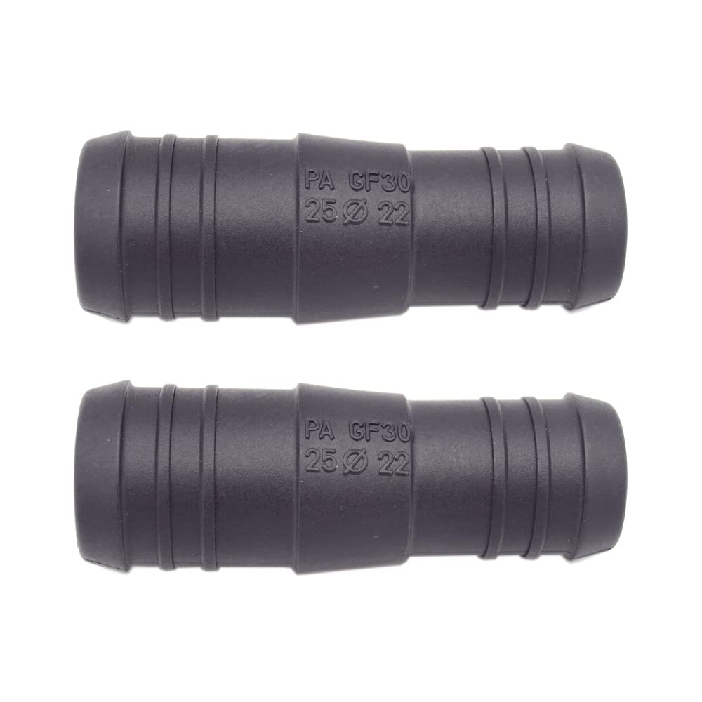 2 x YOU.S Original Schlauchverbinder Zwischenstück RGV Ø 25mm 22mm - Gerade Form - Reduzierer 2 x YOU.S Original Schlauchverbinder Zwischenstück RGV Ø 25mm 22mm - Gerade Form - Reduzierer von You.S