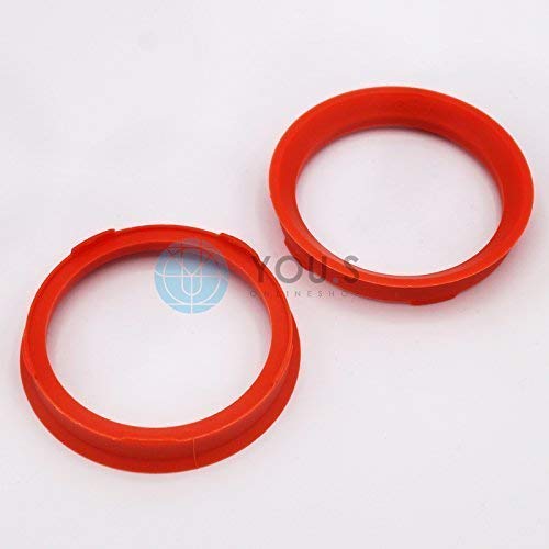 2 x ZENTRIERRINGE DISTANZRING für ALUFELGEN FZ74 67,0-57,1 mm CMS, DBV, Proline Wheels, Schmidt Revolution von You.S