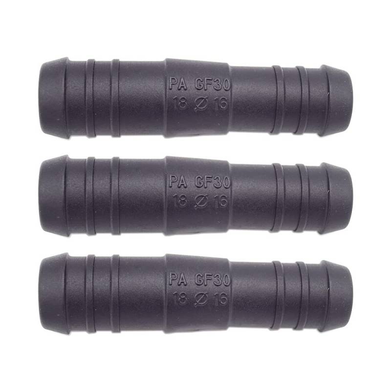 3 x YOU.S Original Schlauchverbinder Zwischenstück RGV Ø 18mm 16mm - Gerade Form - Reduzierer von You.S