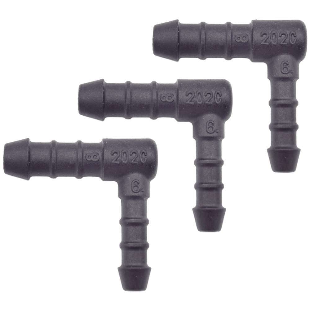 3 x YOU.S Original Schlauchverbinder Zwischenstück RGV Ø 6x8 mm 90° Winkel - L-Form Reduzierer 3 x YOU.S Original Schlauchverbinder Zwischenstück RGV Ø 6x8 mm 90° Winkel - L-Form Reduzierer von You.S