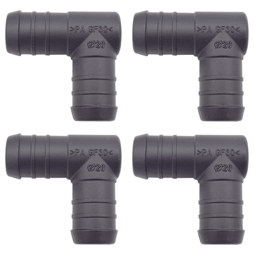 4 x YOU.S Original Schlauchverbinder Zwischenstück RGV Ø 20 mm 90° Winkel - L Form 4 x YOU.S Original Schlauchverbinder Zwischenstück RGV Ø 20 mm 90° Winkel - L Form von You.S