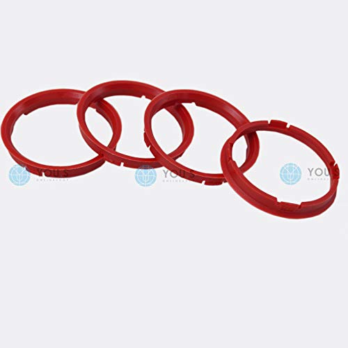 4 x ZENTRIERRINGE DISTANZRINGE für ALUFELGEN 73,0-66,45 mm CMS, DBV, Proline Wheels, Schmidt Revolution von You.S